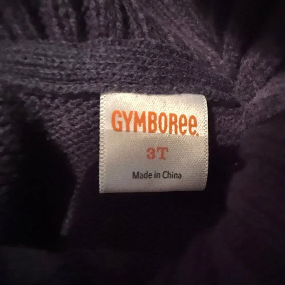 Gymboree Fair Isle Shawl Collar Sweater Toddler 3T Red Navy Snowflake Knit